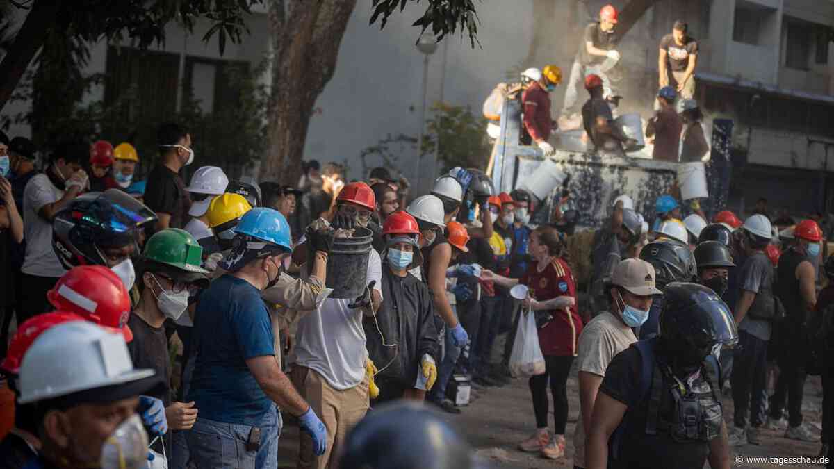 Nach dem Erdbeben: Die unermüdlichen Helfer von Venezuela