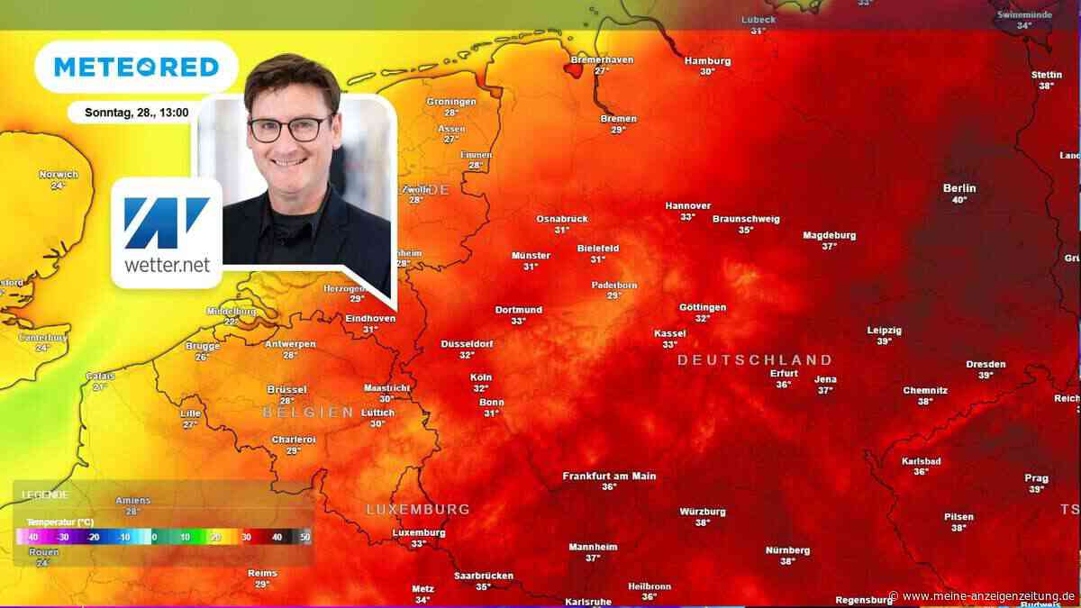 Dritter 40-Grad-Tag in Folge: Warum die Hitze lebensgefährlich werden kann