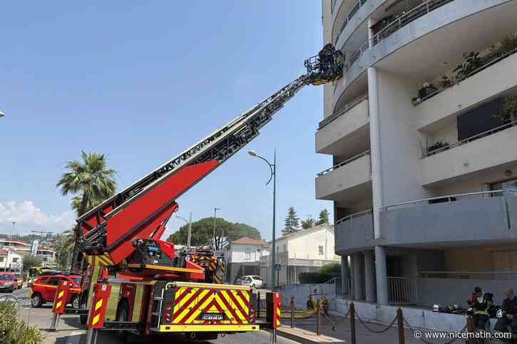 Un important incendie se déclare en sous-sol d’un immeuble près de Cannes, 90 personnes évacuées