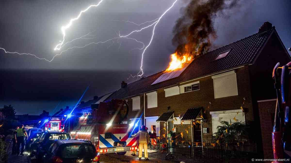 Stormschade in beeld: van brandende daken tot omgewaaide bomen