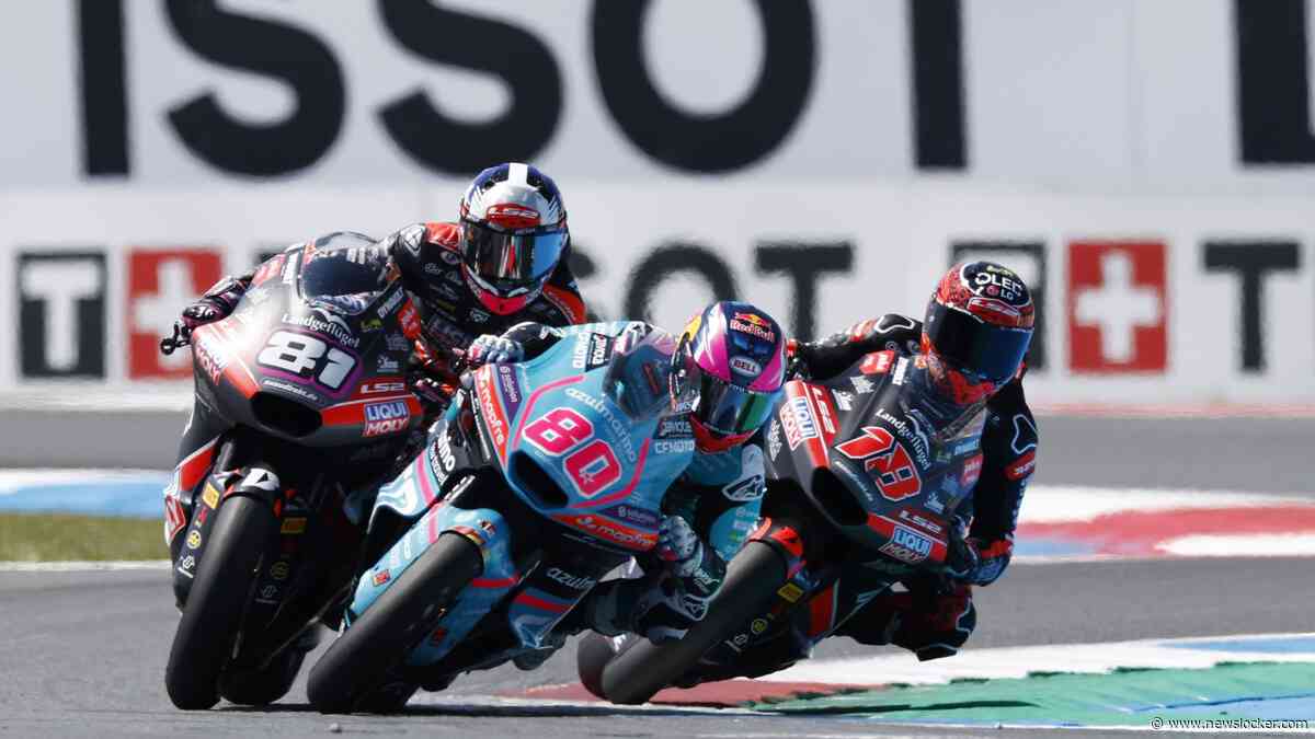 TT Assen: David Alonso wint na spectaculaire ontknoping in de Moto2, Collin Veijer net buiten de top10