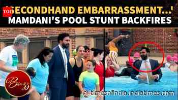 Zohran Mamdani's Suit-Clad Pool Stunt Sparks Online Backlash