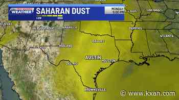 Windy and hot, Saharan dust arrives Monday
