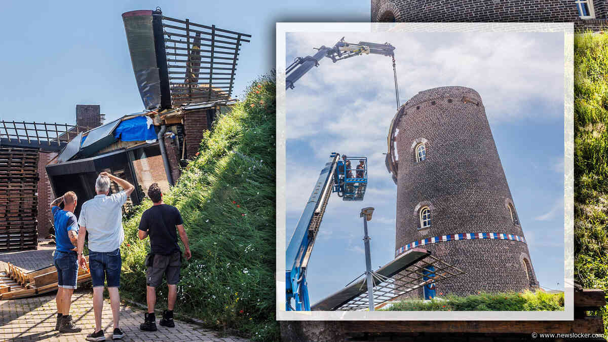 Noodweer slaat verwoestend toe en rukt wieken en kap van iconische molen: ’We zijn aan een ramp ontsnapt’