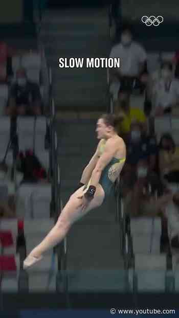 Unbelievable composure from Melissa Wu on the women's 10m platform at #Tokyo2020!🥉👏  #Olympics