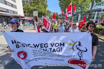 Bündnis protestiert in Münster gegen Sozialkürzungen