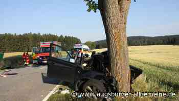Gegen Baum geprallt: 49-Jähriger schwer verletzt und mit Hubschrauber geborgen