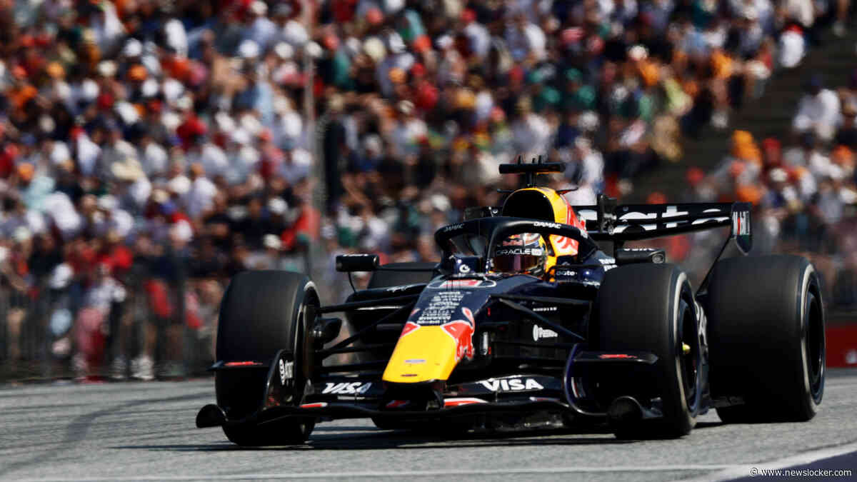 Max Verstappen verliest gevecht met George Russell in Oostenrijk, maar rijdt wel naar tweede podiumplek van dit seizoen