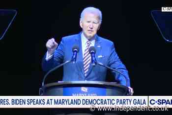 ‘Whoa, what a loser’: Crowd erupts as Biden slams Trump over ballroom, arch and reflecting pool
