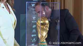 Original World Cup Trophy returns to Miami Freedom Tower