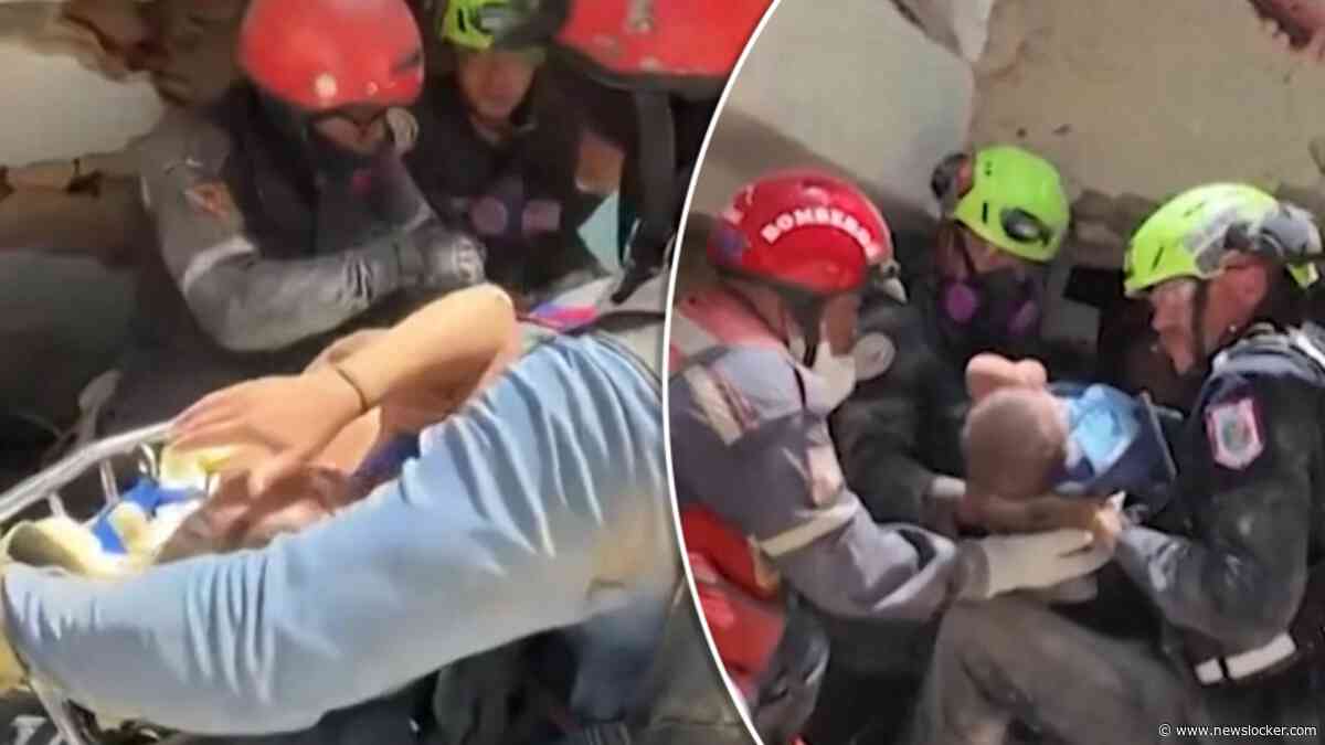 Moeder en negen maanden oude baby levend gered na ruim 72 uur onder puin in Venezuela