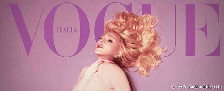 Madonna on the cover of Vogue Italia