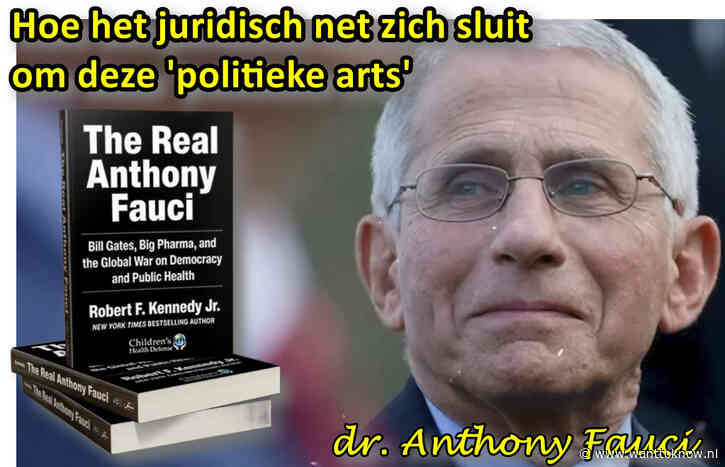 Anthony Fauci onder ede over lablek Wuhan…!!