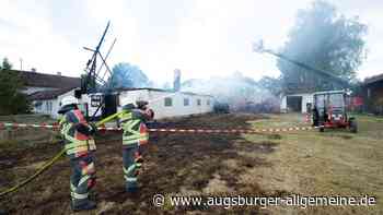 Stallung in Reisch steht in Vollbrand