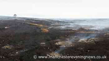 Fire crews return to Tintwistle Moor four days after huge blaze broke out