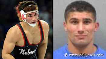 Scandalized national champion wrestler arrested AGAIN after crashing his car while trying to flee cops in 120mph chase