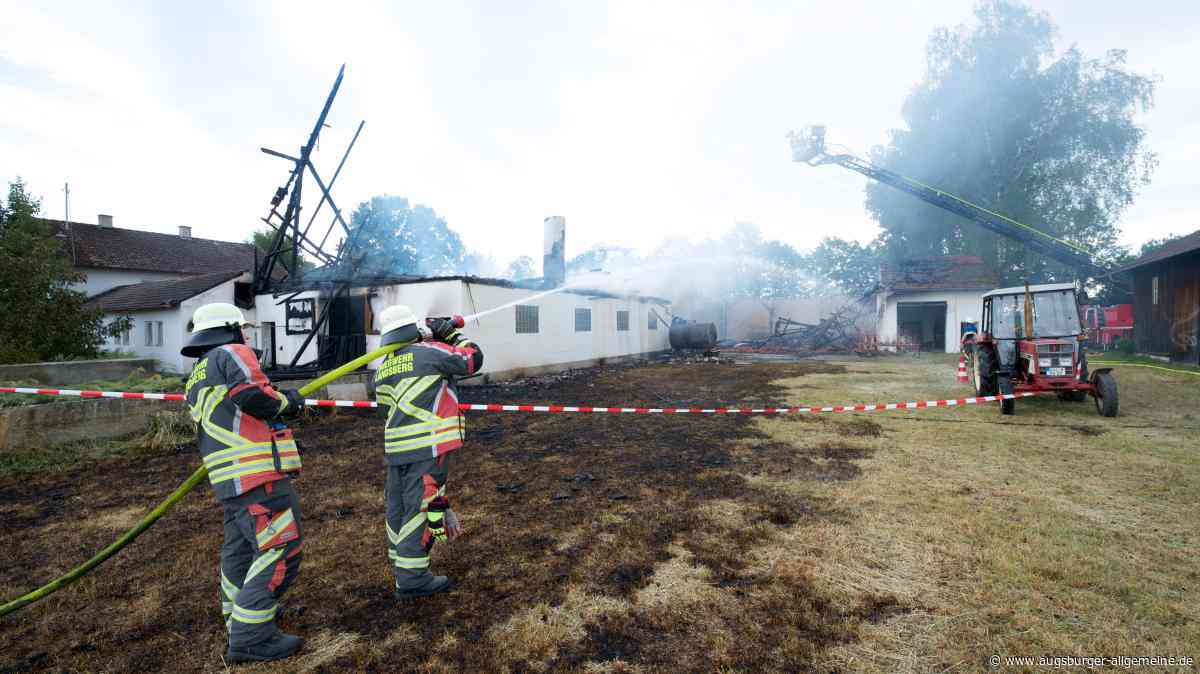 Großeinsatz: Stallung in Reisch steht in Vollbrand