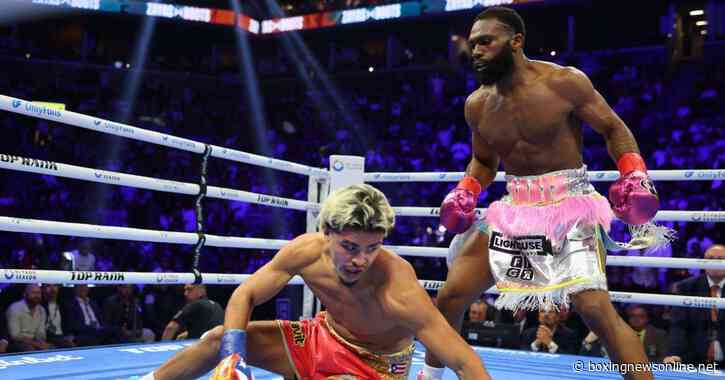 Xander Zayas sums up Jaron Ennis’ boxing ability after seventh round KO defeat