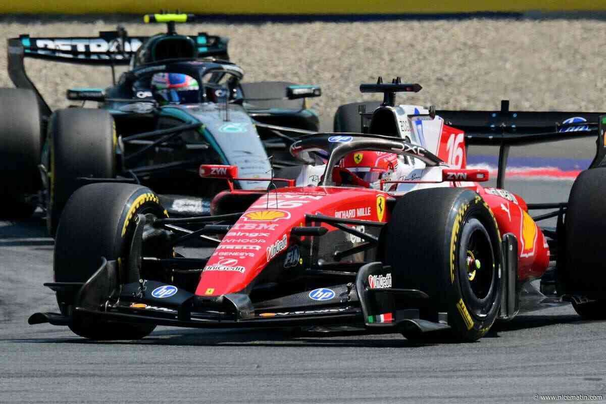 Déception pour le Monégasque Charles Leclerc, seulement 8e du Grand prix d’Autriche de Formule 1