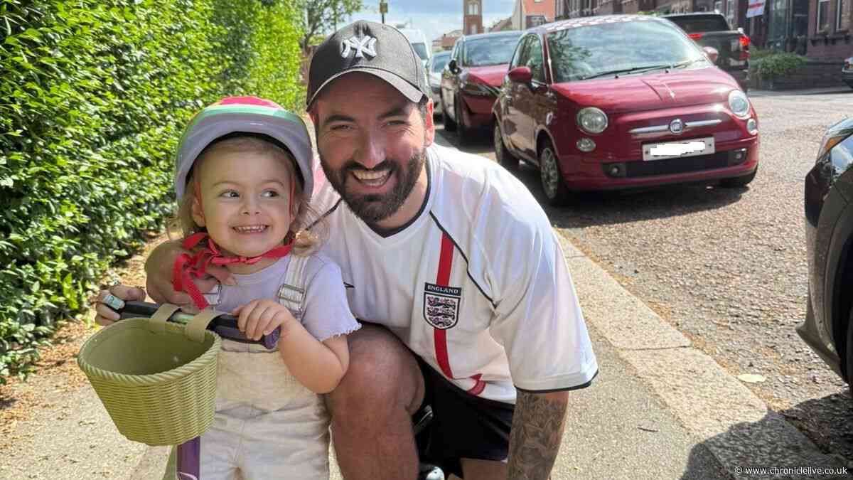 Tyneside dad 'heartbroken' he will miss daughter grow up after being given months to live