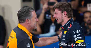 Zak Brown zet deur op een kier voor Max Verstappen-deal: ‘Hij is viervoudig wereldkampioen’