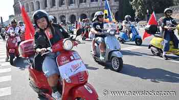 Centrum van toeristenstad Rome overspoeld door 25.000 Vespa’s: ’Het is een manier van leven’