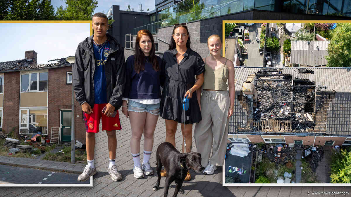 Woning alleenstaande moeder Michelle (35) verwoest na blikseminslag: ’Alle dierbare spullen zijn verloren gegaan’