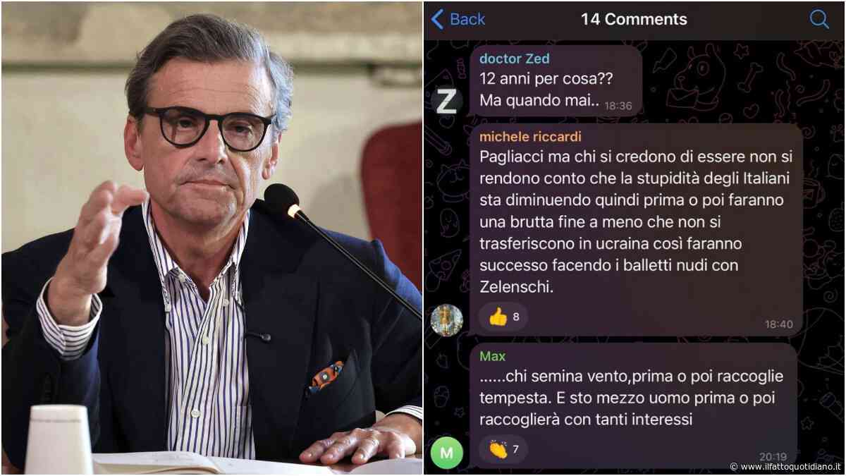 Calenda denuncia: “Io minacciato sul gruppo Telegram Russia Today, pronto a prenderli a pedate”. Solidarietà della politica