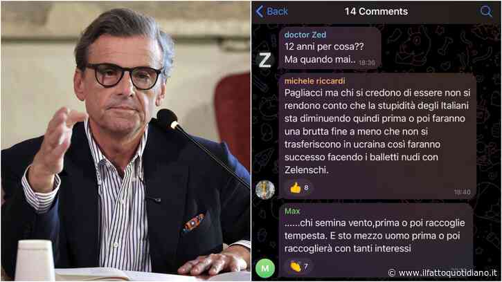 Calenda denuncia: “Io minacciato sul gruppo Telegram Russia Today, pronto a prenderli a pedate”. Solidarietà della politica