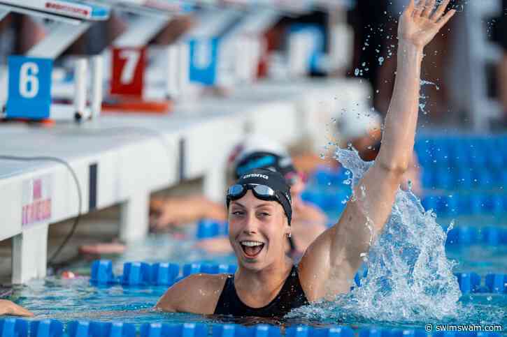 Gretchen Walsh Breaks Kate Douglass’ Week-Old 50 Free World Record With 23.55