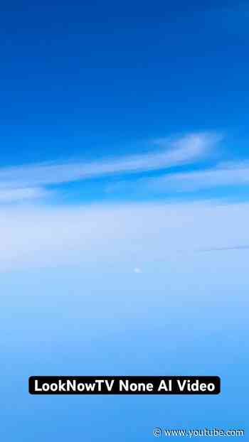 Large White UFO/UAP Object 34k Feet Outside Plane Window What Is it?