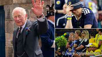 King sends sympathies to Scotland team after World Cup exit... then suggests Tartan Army could back England!