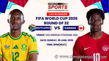 South Africa Vs Canada Live Blogging – FIFA World Cup 2026 (Round of 32)