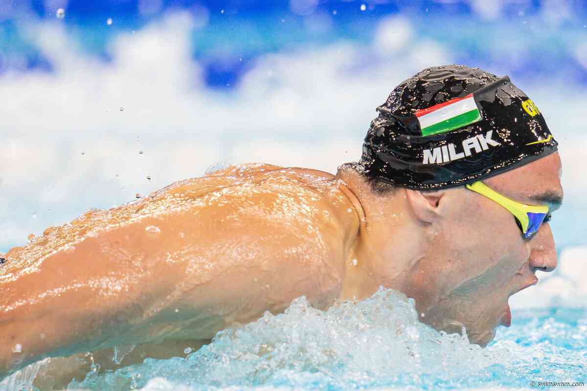 Kristof Milak Sets New Hungarian Record With 22.86 50 Butterfly
