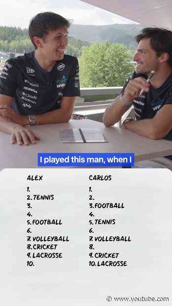 We asked Alex and Carlos to blind rank these 🔟 popular Summer sports ⚽️🏏🏌️Do you agree with them? 👀