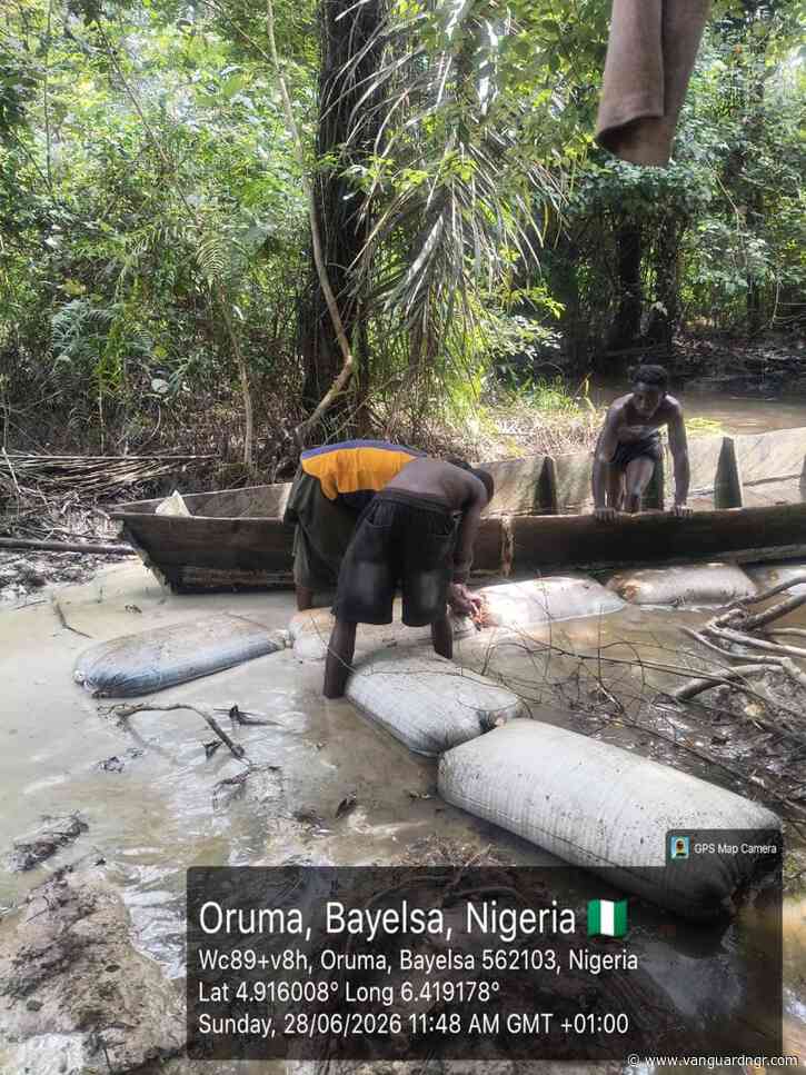 Navy busts illegal fuel supply network, recovers 22,870 litres of diesel in Rivers