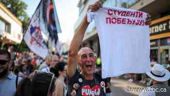Thousands protest in Serbia even after President Aleksandar Vucic says he'll resign