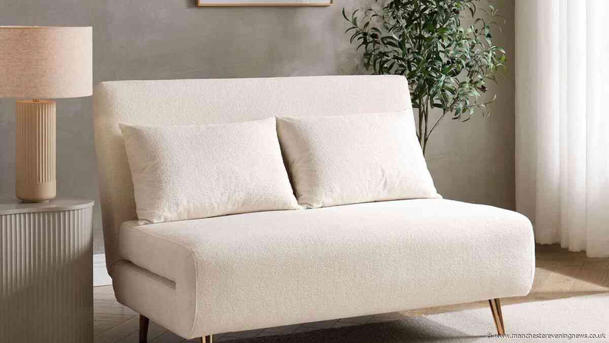 Dusk sofa bed reduced by almost £100 looks 'neat even in small spaces'