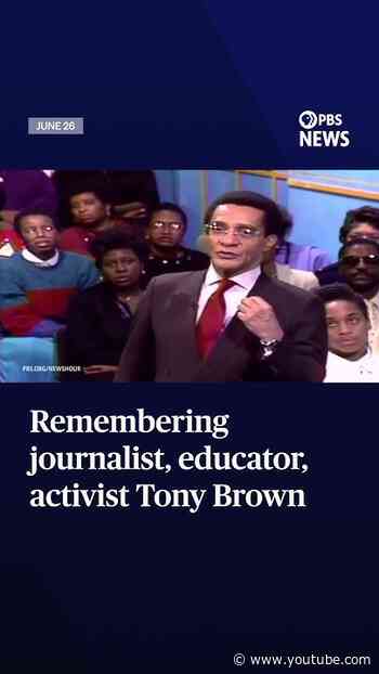 Remembering journalist, educator, activist Tony Brown