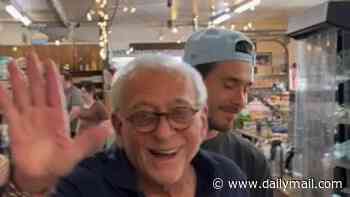 Nicola Peltz shows her husband Brooklyn's close bond with his father-in-law Nelson while shopping at a farmer's market after latest swipe at his estranged family