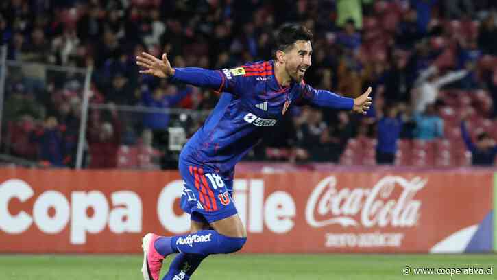[VIDEO] Lucero apareció para la ventaja de la U sobre San Felipe en la Copa Chile