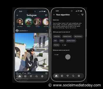 Instagram tests more algorithm controls