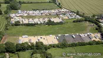 The Home Counties village where 'travellers outnumber locals': Families in 20 caravans expand illegal camp as they bulldoze another field in weekend land grab