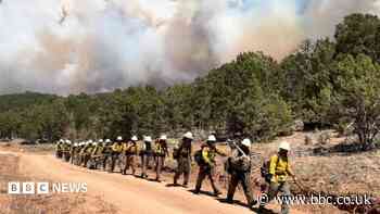 Three firefighters die battling huge wildfires on Colorado-Utah border