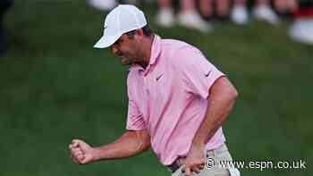 Scheffler-Hovland playoff set for Mon. at Travelers