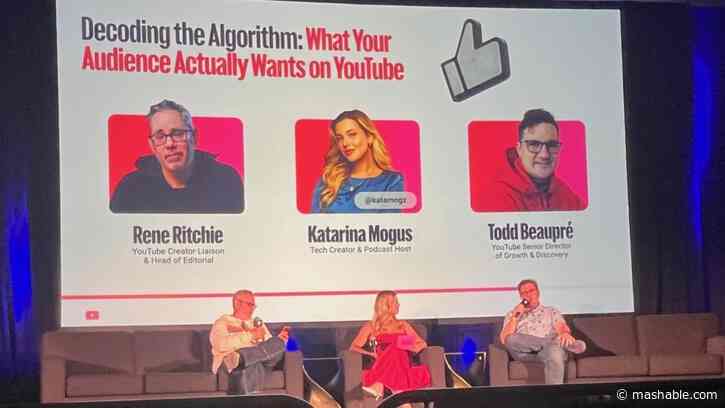 YouTube says the secret to success is not their algorithm, its your audience