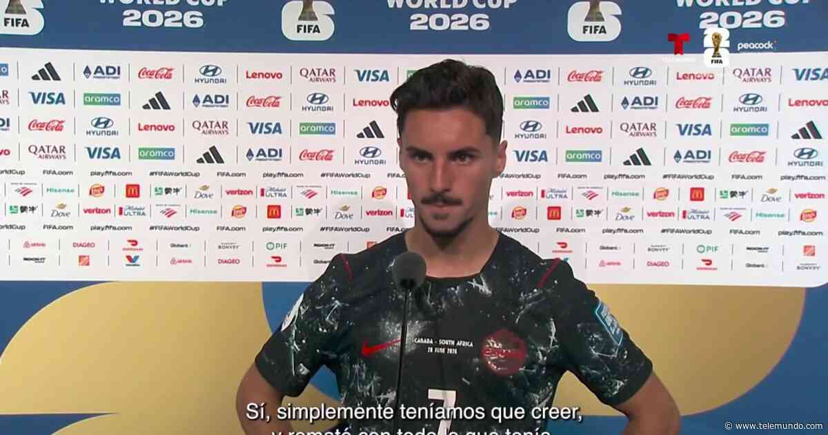 Stephen Eustáquio desvela la sensación de marcar de último momento