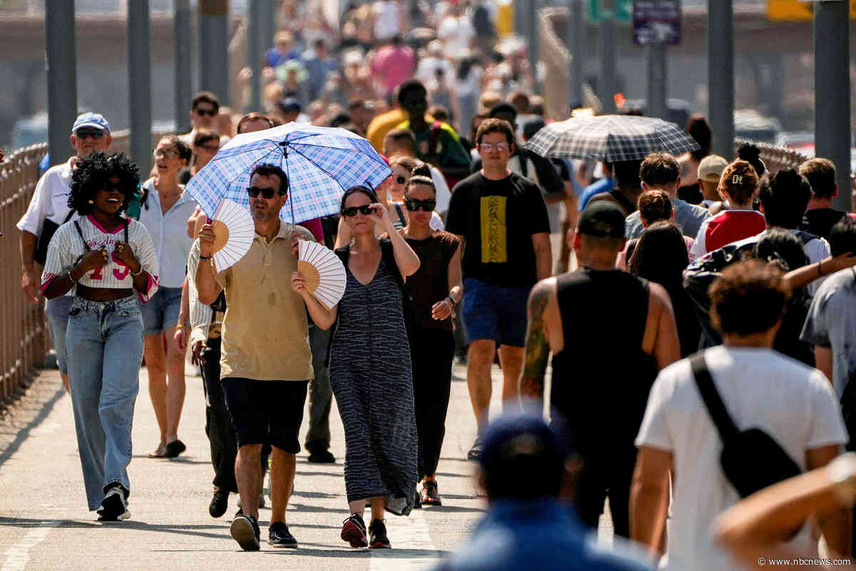 Dangerous heat wave to scorch much of U.S. ahead of July Fourth, with historic highs possible
