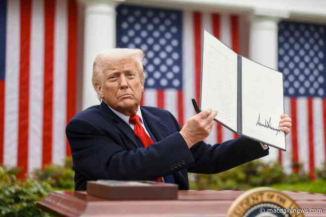 President Trump threatens 100% tariff on all goods from any countries with digital tax
