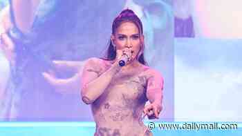 Jennifer Lopez, 56, dons raciest look yet in wild nude bodysuit for surprise performance